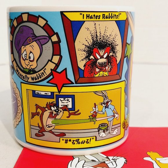 Vtg 1995 Bugs Bunny and Friends Mug and Personal-sized Mat - Applause - Picture 3 of 6